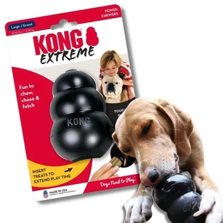 Kong Extreme Brinquedo Resistente Recheável Para Cães Mordidas Fortes Tamanho G
