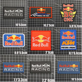【 Customized 】 AQ Bebida Refrescante , Esportiva Red Bull Bordado Velcro Patch/Badges/armband/Emblem Decorativo Para Jaquetas Jeans Backpack cap
