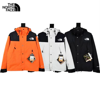 The North Face Logotipo Bordado A Norte Casaco Bombardeiro Original Com Capuz À Prova D'água