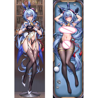 Anime 2 Lados Impressão Abraço Capa De Almofada Decoração Genshin Impacto Ganyu Dakimakura Waifu