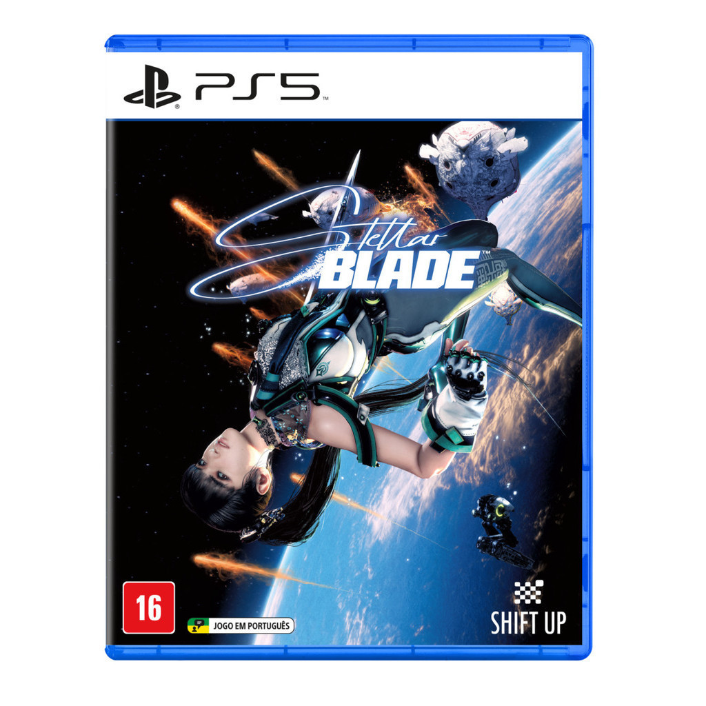Jogo Stellar Blade Ps5 Midia Física Nacional Lacrada