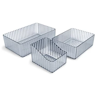 Organizador de 3 Peças Transparente Jacki Design