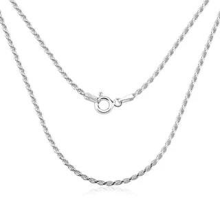 Corrente Cordão Masculina de Prata 925 Elo Baiano 2mm em Oferta na Shopee