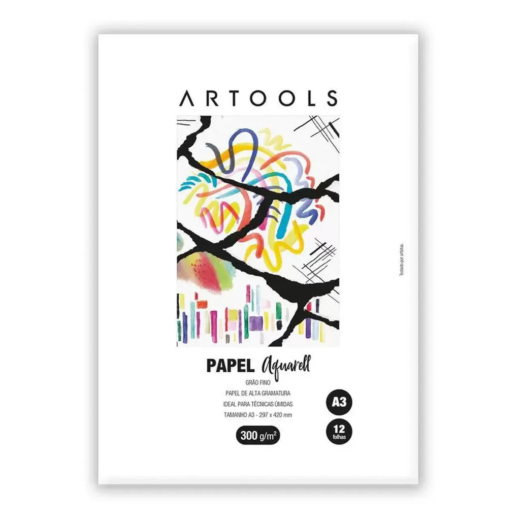 Bloco Aquarela Celulose 300g Artools