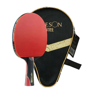 Raquete Tenis Mesa Classica Carbono 5 Estrelas Ping Pong Profissional + Capa + 3 Bolas Oficiais