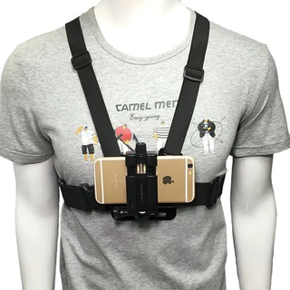 Suporte Peitoral Cinturão Premium Para Celular Câmera Gopro