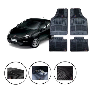 Jogo Tapete Carpete Borracha Fiat Punto 2007 A 2018