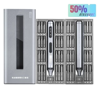 Conjunto De Chaves De Fenda Elétricas De Precisão Silenciosas E Duráveis Tipo C De Carregamento Rápido Ferramentas De Energia Doméstica Sem Fio