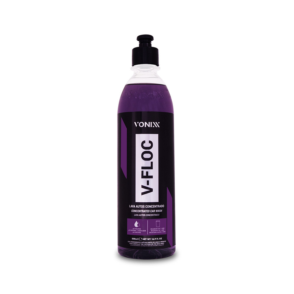 Shampoo Automotivo Neutro Concentrado V-floc Vonixx 500ml