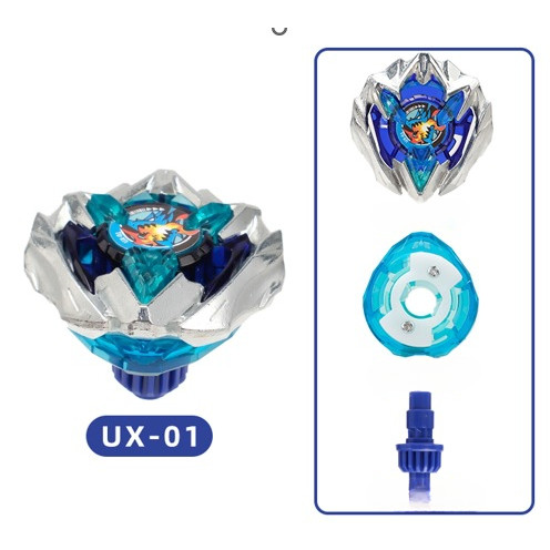 UX-08 Prata Lobo Beyblade X BX-34 Cobalto Dragoon-23 Phoenix Wing