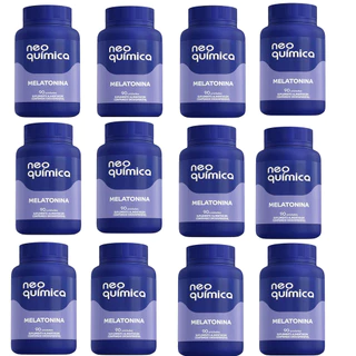Kit 12 Melatonina Sabor Maracujá 90 Comprimidos -Neo Quimica