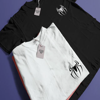 Kit 2 Camisetas Casal Opostos Aranha Camiseta Namorados Aranha
