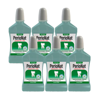 Kit 6 Und Perionat Solução Bucal Com Álcool 250ml em Oferta na Shopee