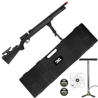 Carabina Espingarda 5.5mm PCP Niksan 200Bar Bomba Manual