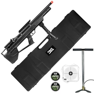 Espingarda Pressao 5.5 PCP Chumbinho 200un Bomba Manual