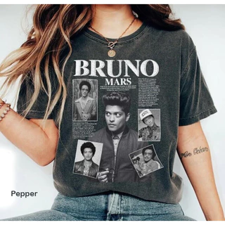 2024 Camiseta Para Homem Presente Bruno Mars Música Gráfica , Concerto Retro Unisexo xs-3xl