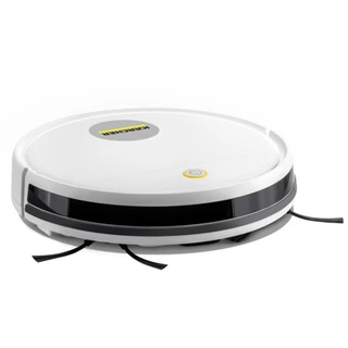Robô Aspirador de Pó Kärcher RCV 1 controle remoto 3 modos de limpeza sensor anti-queda e de colisão – Bivolt.