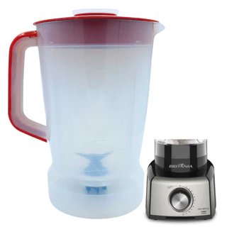 Copo Jarra de Liquidificador Britânia BLQ1380 Inox Turbo Vermelho