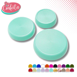 Kit 3 Bandejas Alegra Cogumelo P M G para Decoração Festa Bolo e Doces - várias cores