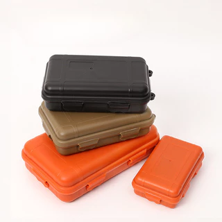 EDC Tool Outdoor Survival Kit Caixa De Sobrevivência À Prova De Choque D'água Selada Armazenagem Para Exterior