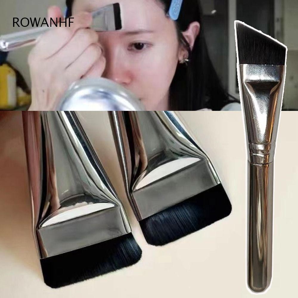 ROWAN Korean Foundation Brush , Cabeça Chata De Pele Nua Leve , Moda  Feminina Ultra Fina Escova Coreana De Maquiagem Facial | Shopee Brasil