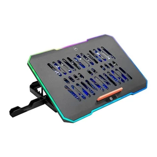Base Para Notebook Mancer Aloy, RGB, Ate 17 Pol, Preto, MCR-ALOY-BL01 em Oferta na Shopee
