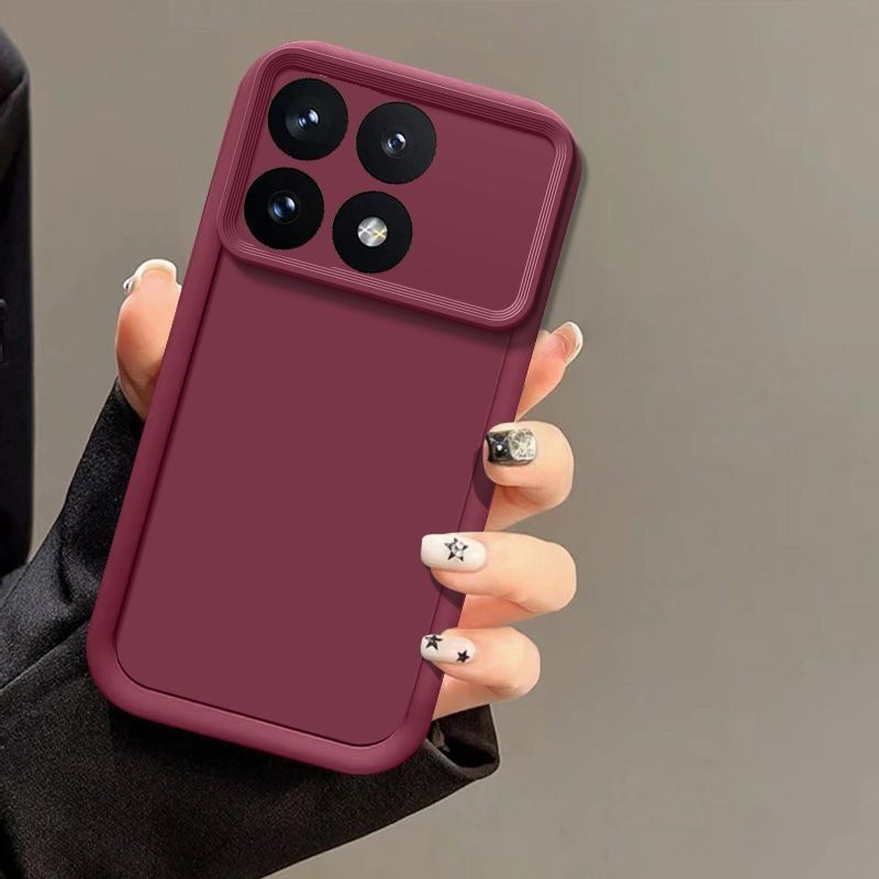 Para Xiaomi Poco X6 Pro 5G Caixa Redmi K70e Proteção Da Do Telefone Câmera anti-Queda Capa Macia