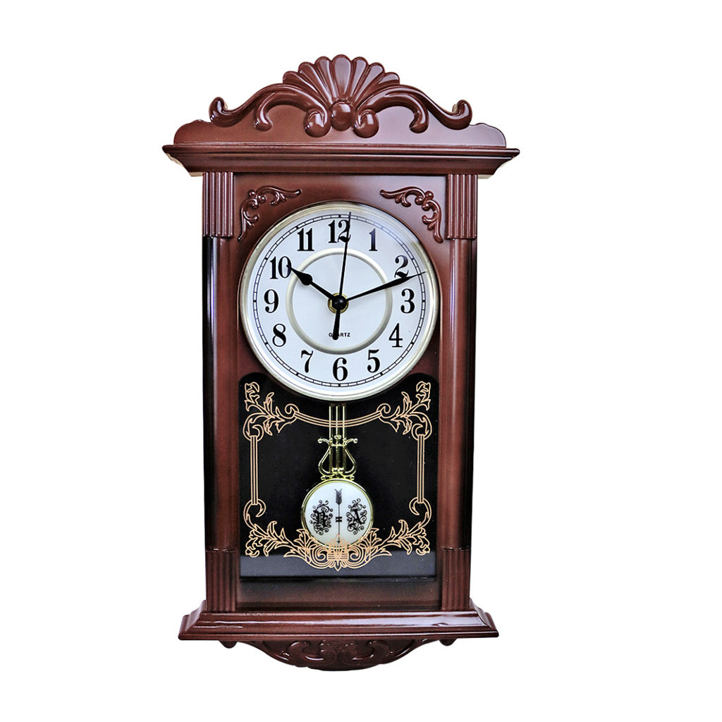 Relógio de Pendulo Parede 41x22cm YN Clock YGD9797A2 | Shopee Brasil