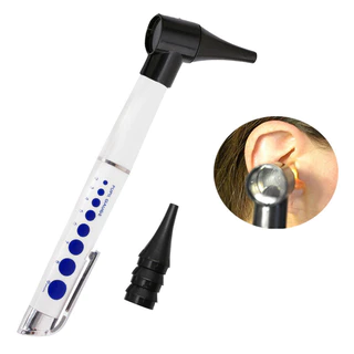 Otoscópio Médico Oftalmoscópio Caneta Lupa Otorrinolaringológica Conjunto De Limpeza Clínica Diagnóstico Clínico