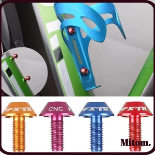 MITOM 2pcs Parafuso De Bicicleta Acessório De Água Garrafa De Mountain Bike Aço Inoxidável