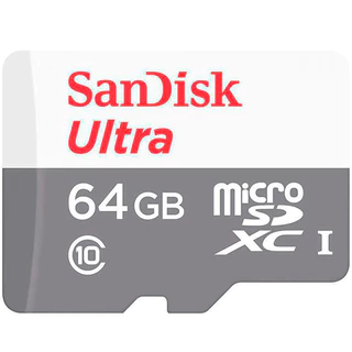 Cartao de Memoria Sandisk Ultra 64GB Micro SD Sdxc Uhs-i Classe 10 C/ Adaptador