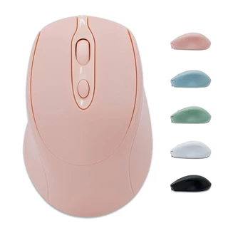 Mouse Silencioso Bluetooth De Modo Duplo Para PC Ratos Sem Fio Recarregáveis Ajustáveis iPad MacBook Laptop