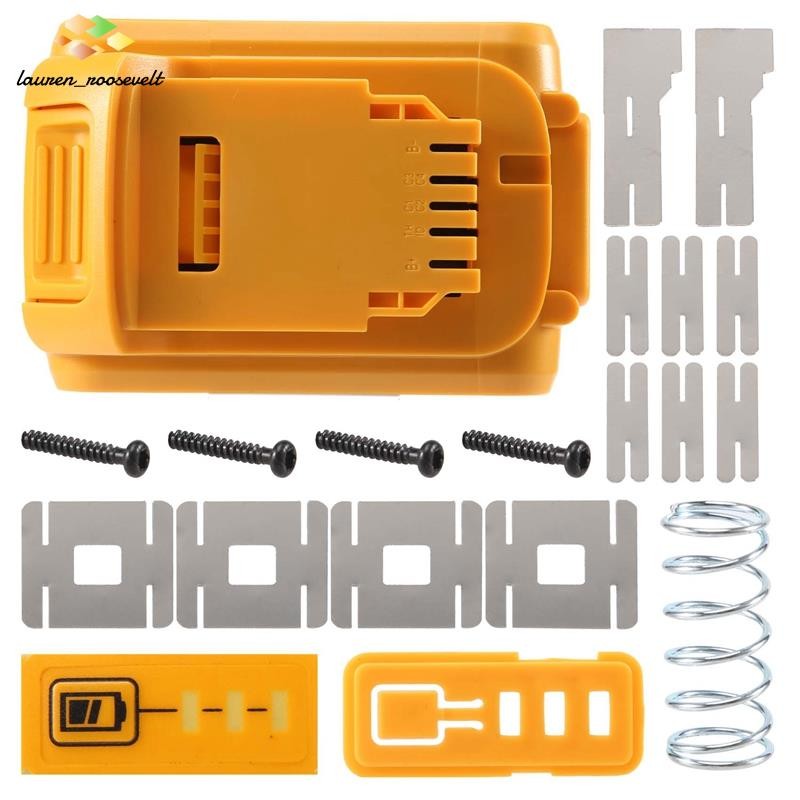 Caixa De Plástico De Substituição De Bateria Para Peças De Tampa De Íon-Lítio 20V DCB201 , , 18V 3A 4A 5A