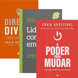 Kit 3 Livros Craig Groeschel | Lidere com isso em Mente + Direção Divina + O Poder para mudar em Oferta na Shopee