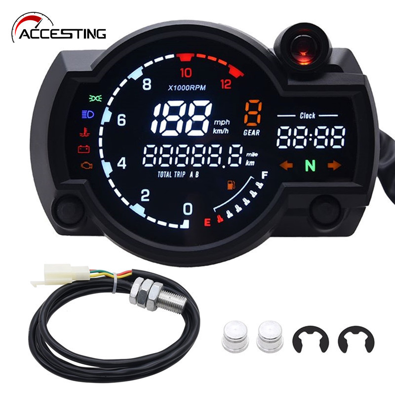 Kit Completo Velocímetro Digital KOSA EX-02 LCD