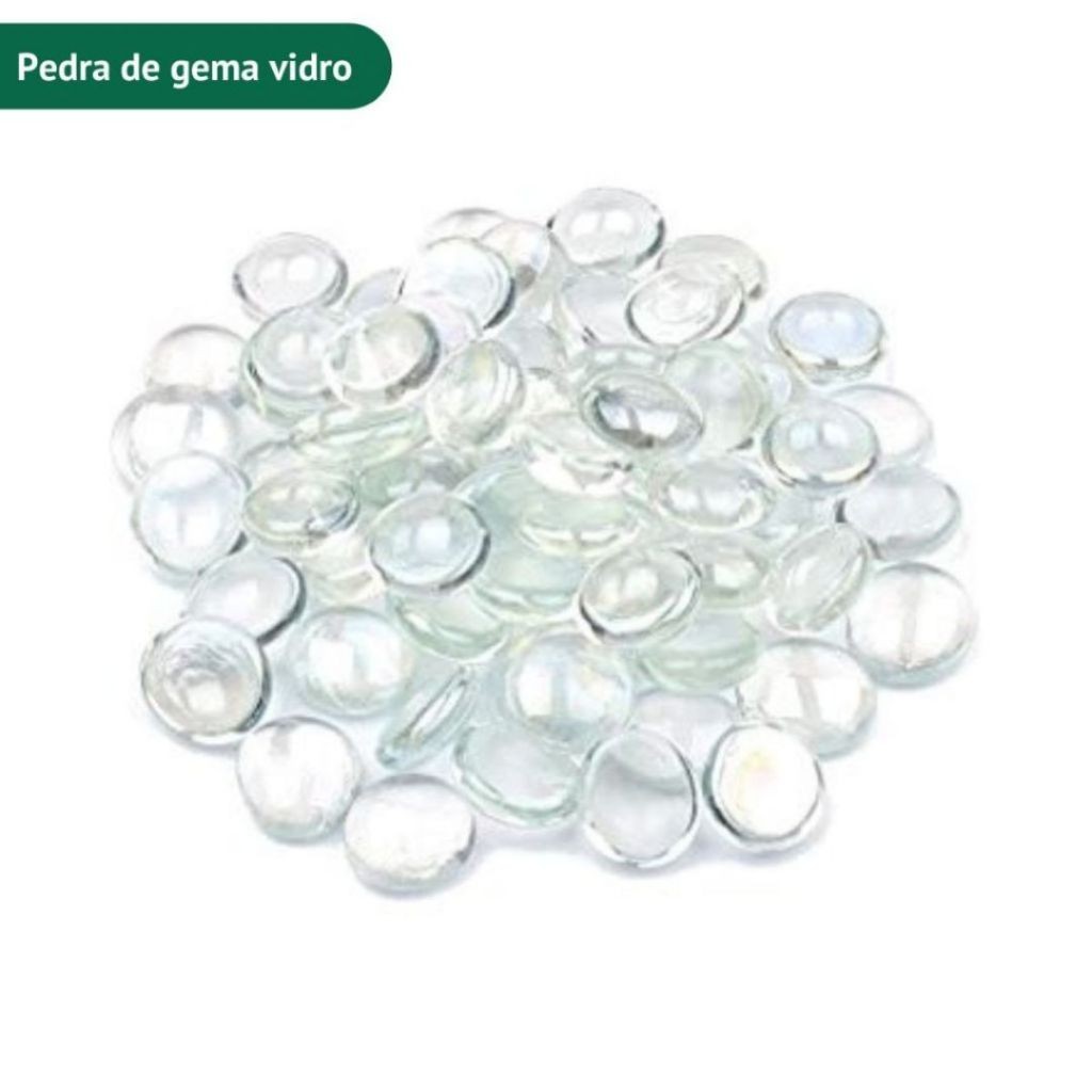 2 pacote Gema Vidro Pedra Aquário Transparente Decoração | Shopee Brasil
