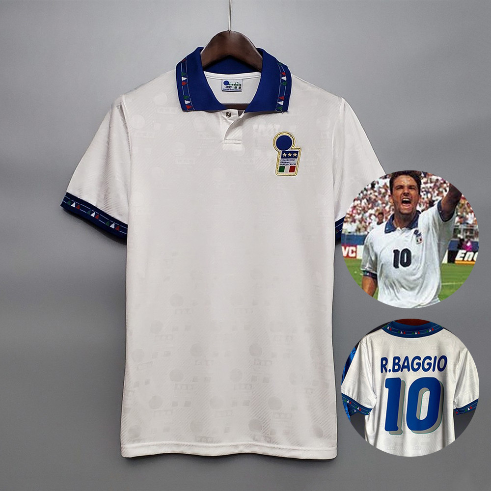 Retro1994 Camisa do Itália Futebol Jersey Nome Personalizado Número Vintage