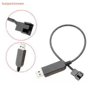 [baipestonwe] USB Para 4Pin PWM 5V 12V Linha De Reforço Cabo Conversor Do Conector Adaptador De Alimentação Ventilador PC O Resfriador De Ventiladores