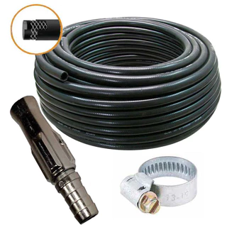 Mangueira Jardim Reforçada 1/2 300 Psi Para Água 30 metros + Esguicho Ajustável de Metal