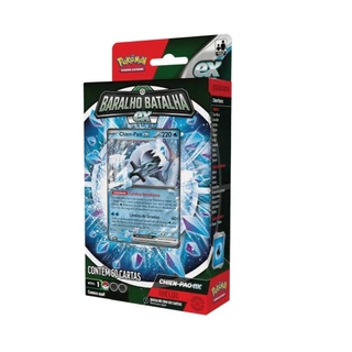 Deck de Batalha Baralho Cartas Pokemon Chien-Pao Ex Copag