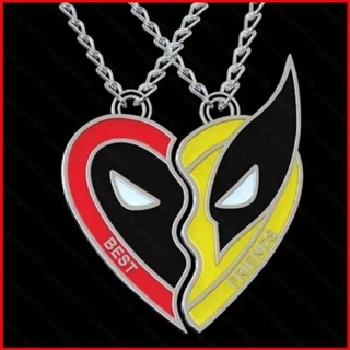 INS Deadpool Wolverine Melhor Amigo Colar Chaveiro Bracelete Porta-Chaves Moda