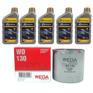 Kit Revisão Ipiranga 5l 5w30 + Filtro Oleo Blindado Wo130 GM Astra Blazer S10 Vectra