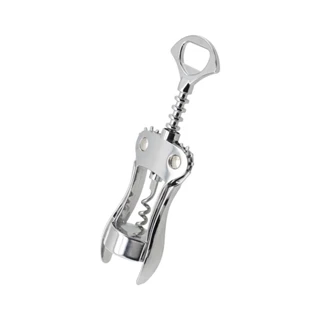 Saca-Rolhas Aço Inoxidável 19 cm Cor Metálico Linha Acessórios Para Bar e Vinho Brinox em Oferta na Shopee