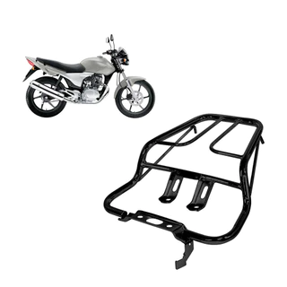 Bagageiro Preto Churrasqueira Titan 150 2004 2005 2006 2007 2008 Pro Tork