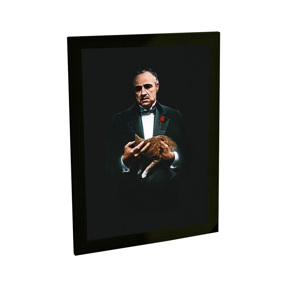 Poster Fatto A Mano Il Padrino - Graffiti Artistico Su Carta Acquerello 23x32,5 Cm - Foto 7