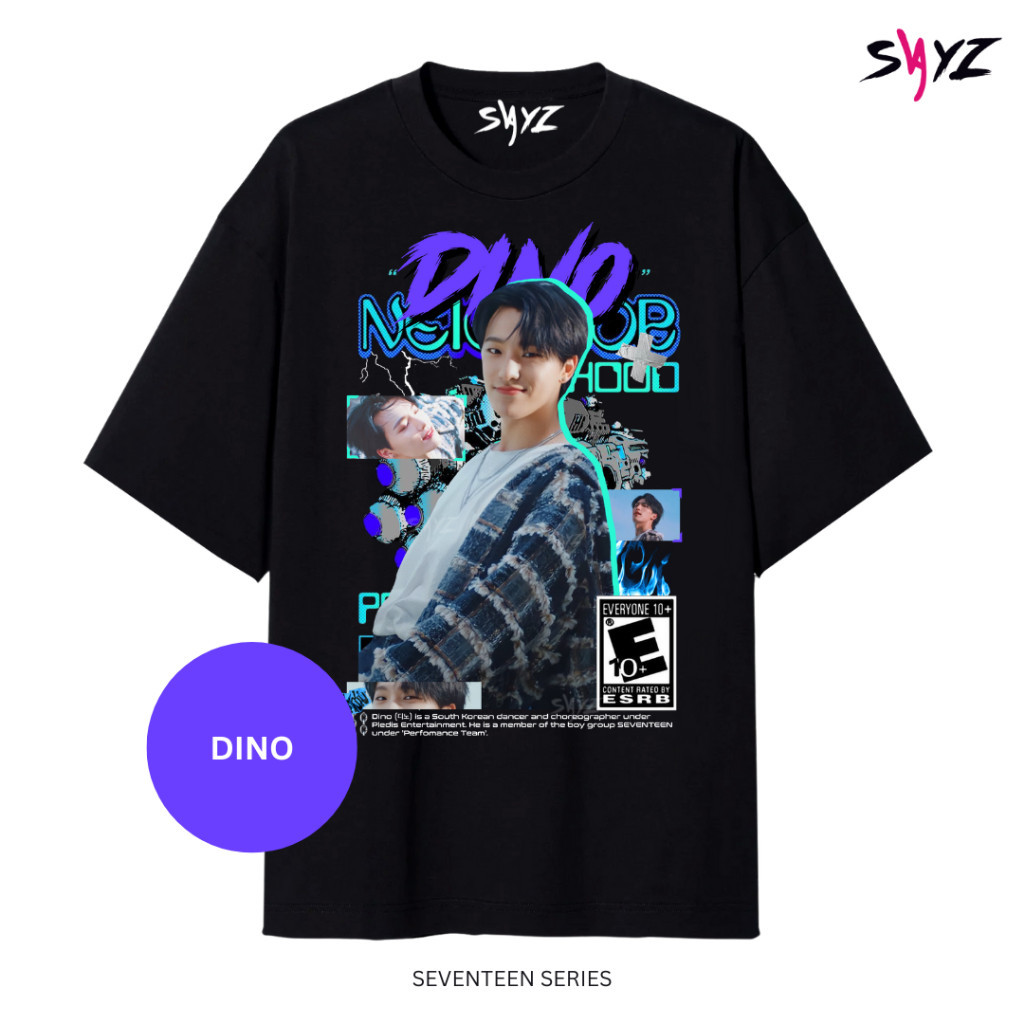 Camisa Camiseta kaos Seventeen Serie 2-Mingyu Scoups Dino Joshua