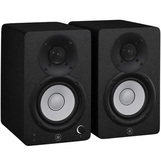 Par de Monitores de Estúdio Near Field Yamaha HS4 Bass-Reflex de 2 Vias Amplificador Classe D Preto