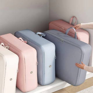Organizador De Autocompressão Com Economia De Espaço , Sacos Móveis Pesados , Tote De Armazenamento Ultra Para Conforto , Roupas , Cobertores , Roupa De Cama , Cubos De Viagem De Compressão Leve