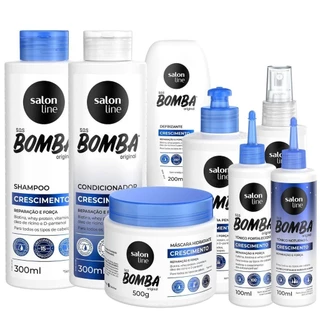 KIT SALON LINE SOS BOMBA CRESCIMENTO C/8