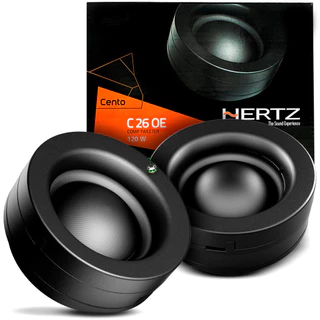Kit Par Tweeter Alto Falante 120w 1 Pol C26 OE Hertz Italia